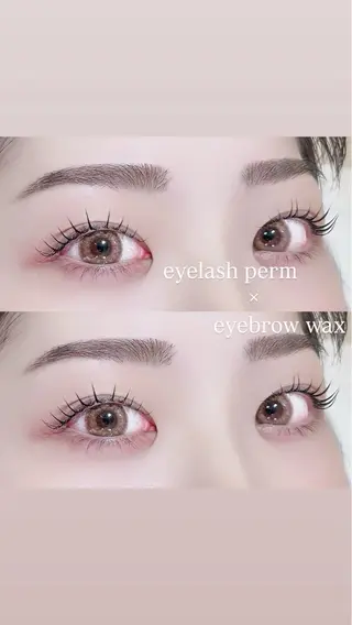 アイブロウ 💞まつ毛パーマ ＆耳つぼ🩰ミク💞のマツエク・マツパデザイン