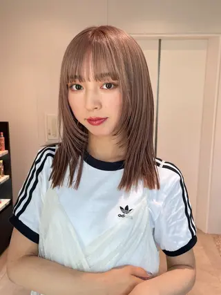 ミディアム カラー Kouta/似合わせ /パーマ/カラーのヘアスタイル