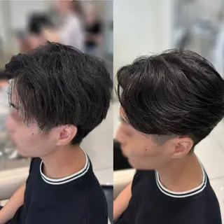 メンズ センターパート 川島爽楽のヘアスタイル