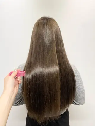 ロング カラー ヘアアレンジ 🍒透明感カラー/ emiri🍒のヘアスタイル
