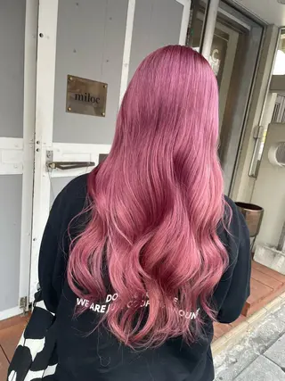 ロング miloc かおりのヘアスタイル