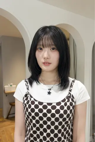 ミディアム カラー じゅわっと暖色カラー 🍊Moemiのヘアスタイル