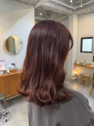 セミロング カラー ✨髪質改善／艶カラー harunaのヘアスタイル