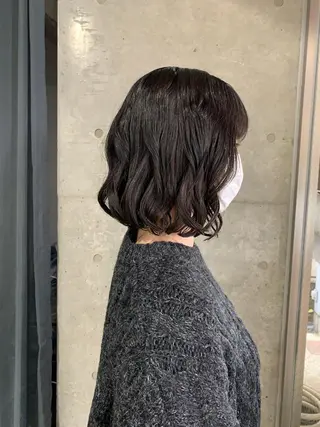 パーマ ボブパーマコテ巻き風 パーマNo1深江秀平のヘアスタイル