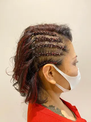 ショート ヘアアレンジ 艶髪🌿美髪 大塚礼乃【西荻窪】のヘアスタイル