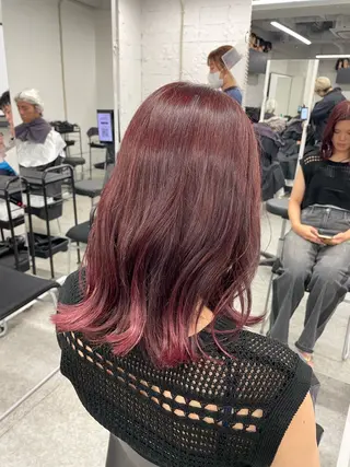 ミディアム カラー 🌿透明感赤み消し Keishin🌿のヘアスタイル