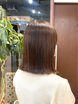 ミディアム カラー 北山／ボブ／レイヤー /maru☺︎のヘアスタイル