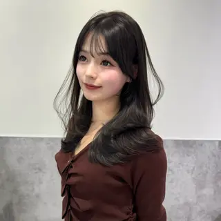 セミロング カラー GO TODAY 原宿Verno店所属・韓国系支持率No.1 レイヤー特化/きょうのヘアスタイル