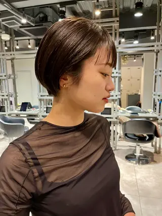 ショート カラー ベージュ/グレージュ 恵比寿/丸山陽平のヘアスタイル