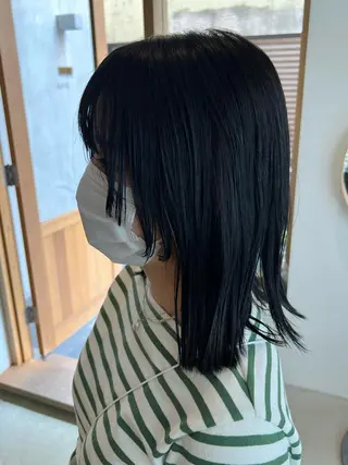 ミディアム ミディアムパーマ /癖毛パーマのヘアスタイル