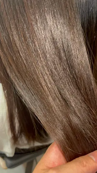 ロング 艶髪color💎髪 質改善ストレート大吉のヘアスタイル