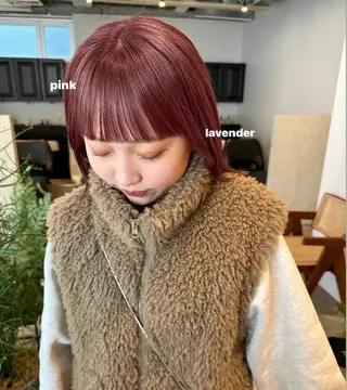 ミディアム カラー カットモデル募集 nanami‪ ꪔ̤のヘアスタイル