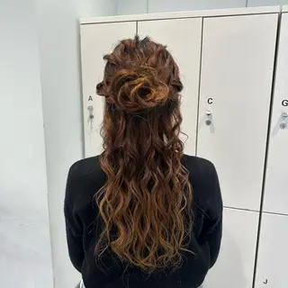 ロング ヘアアレンジ なりた るいのヘアスタイル