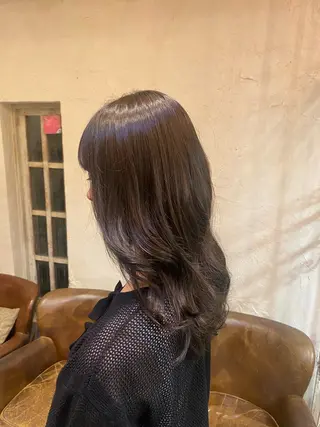 セミロング Belle 並木通り店所属・rena/ パーマ/カラーのヘアスタイル