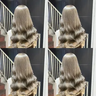 セミロング カラー ヘアアレンジ 💎韓国レイヤー ×エクステゆうま💎のヘアスタイル