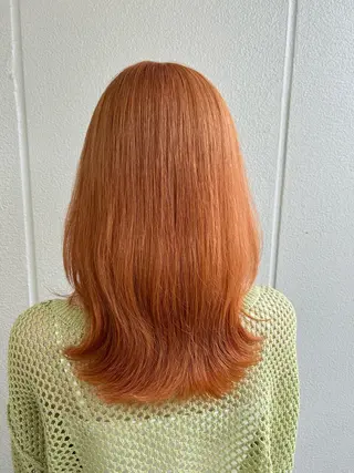 ミディアム カラー 《暖色/韓国hair 》🇰🇷桑原ユキネのヘアスタイル