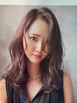 ミディアム uta所属・カットモデル募集 トモカのヘアスタイル