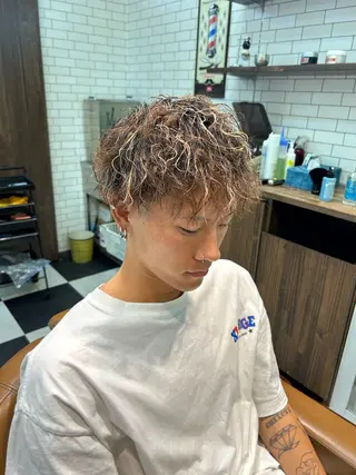 カラー メンズ 奈良/生駒/FEEL /ノガミトシキのヘアスタイル