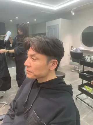 パーマ メンズ 進藤彪雅/メンズ/ 千葉駅【GENiE】のヘアスタイル