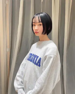 ショート カラー ボブ/ショート 吉田竣のヘアスタイル