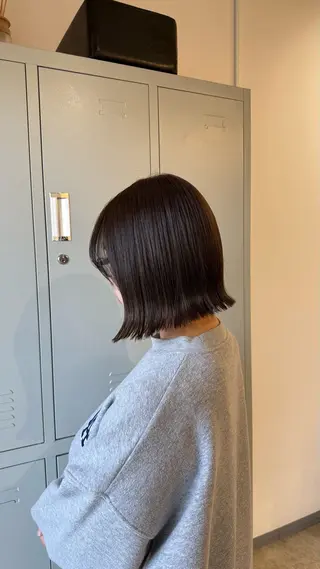 ショート 透明感カラー🫧 🍒似合わせカットのヘアスタイル