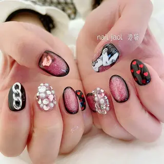 ミディアム nail jaol池袋店所属・ネイルJaol 池袋のネイルデザイン