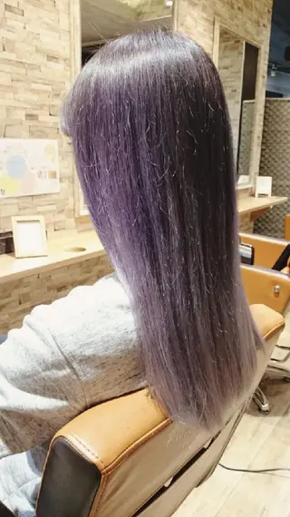 セミロング ロング カラー SAI hairgardenのヘアスタイル