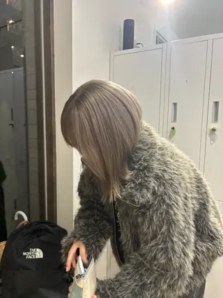 カラー AO所属・ボブ/ハイライト🦓 /harukaのヘアスタイル