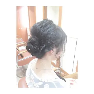 ロング カラー パーマ ヘアアレンジ 可愛いを作る神 ナオヒロのヘアスタイル