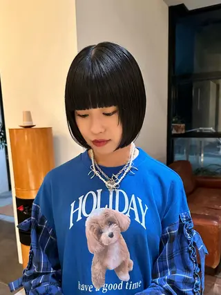 ショート ayano/レイヤー /暖色カラーのヘアスタイル