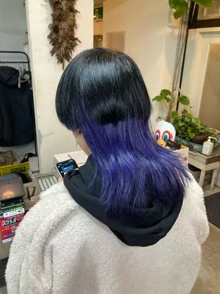 ミディアム カラー メンズ 新田龍之輔 →メンズ／派手髪のヘアスタイル