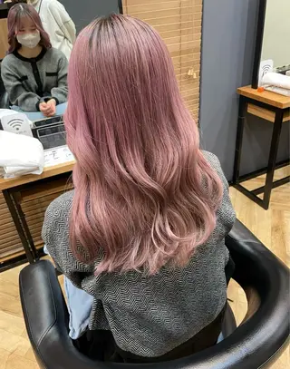 ロング 鎌取/透明感カラー /ボブ/顔まわりのヘアスタイル