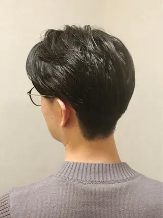 ショート パーマ メンズ Reims BARBERSHOP所属・吉田 くるみのヘアスタイル
