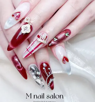ネイル M🌷nail 長さだし専門店のネイルデザイン