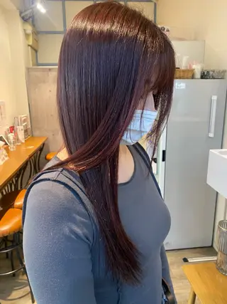 ロング カラー N°+aero 😊れいか😊のヘアスタイル