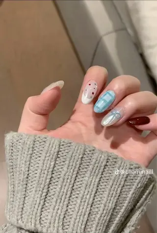 ネイル 波 なみのネイルデザイン