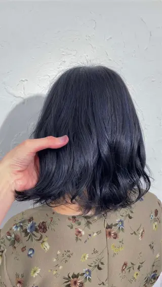 ミディアム カラー 髪質改善/縮毛矯正 ボブ/Ryuseiのヘアスタイル