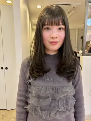 カラー miku/天神 艶カラーのヘアスタイル