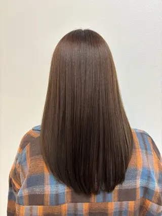ミディアム カラー ボブ/顔周りレイヤー 🎀momoka🎀のヘアスタイル
