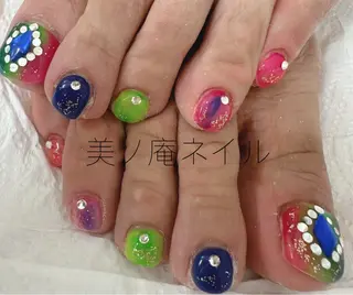 ネイル 美ノ庵ネイルサロン メトロポリタン前店のネイルデザイン