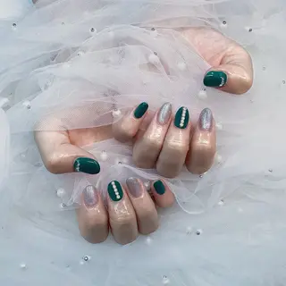 ネイル パーツ全部¥110 サロンミミのネイルデザイン