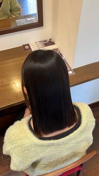 ミディアム オートクチュールランコントレ西京極店所属・今在家 玲【艶髪スト レート/メンズ特化】のヘアスタイル