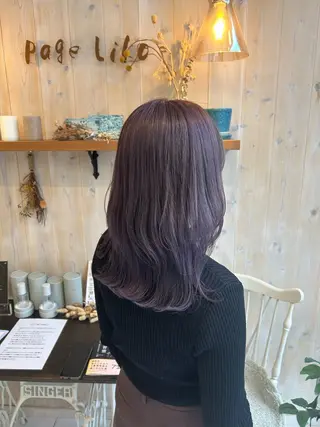 ミディアム カラー アニメオタク美容師✂ miharuのヘアスタイル