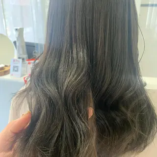 ロング カラー ボブ/美髪矯正 /佐藤　奈巳のヘアスタイル