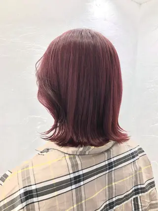 ミディアム NAHO 🩵 透明感カラー🫧のヘアスタイル