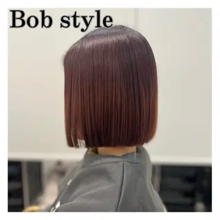 ミディアム 🌱ボブ／艶髪／ 縮毛矯正🌱茉奈のヘアスタイル