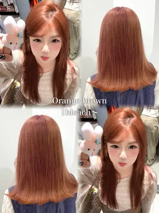 ロング カラー ヘアアレンジ ドライで決まるレイヤ ー/🤎透明感カラーのヘアスタイル