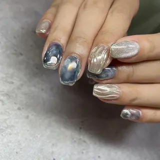 ネイル p.o.n. nuance/個性的のネイルデザイン