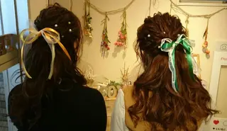 ヘアアレンジ ロング ヘアセット/髪質改善 /カラー/TADOのヘアスタイル