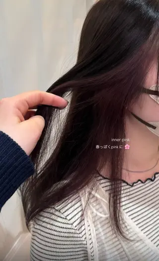 カラー flan所属・後藤 明香里のヘアスタイル